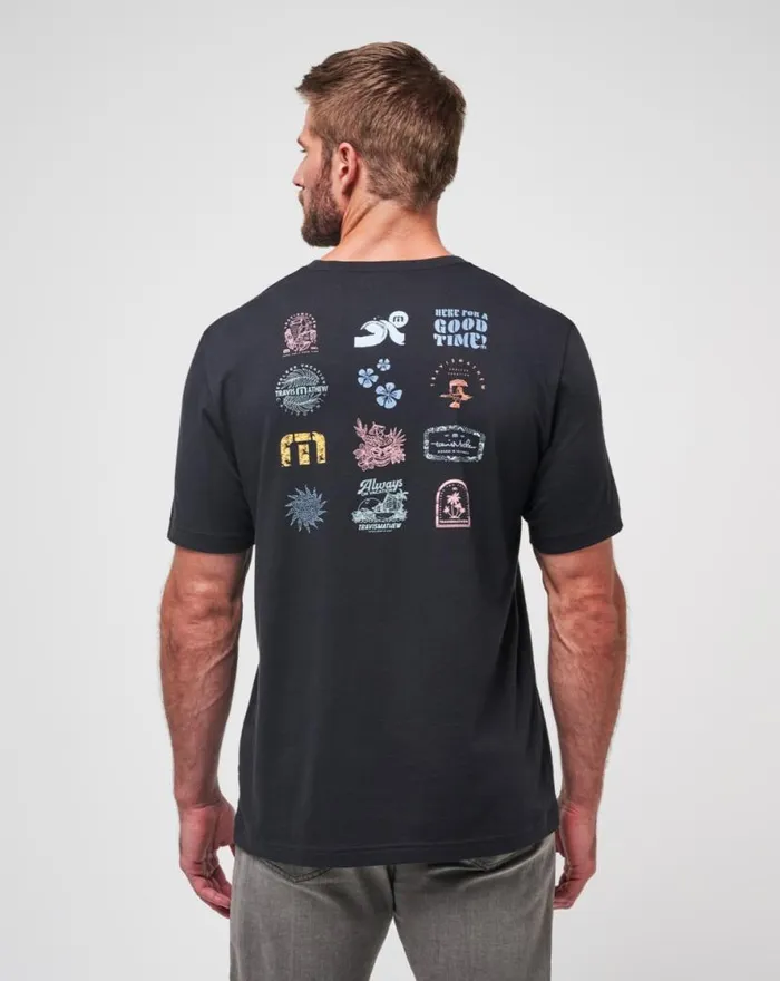 TravisMathew TRENCHED TEE Black Men Tees