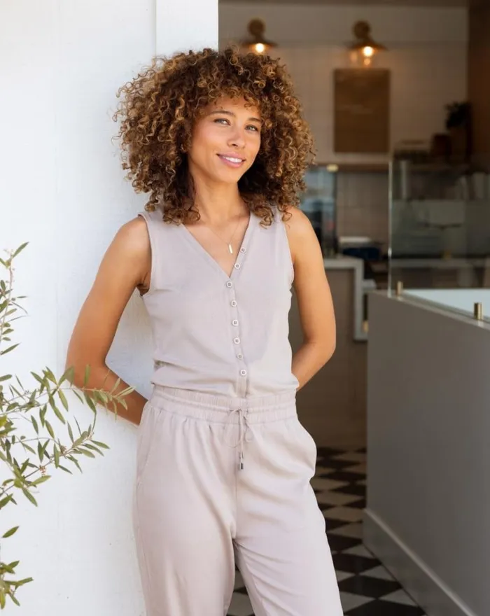 TravisMathew UPPER EAST SIDE JUMPSUIT Atmosphere Women Jumpsuits and Rompers TravisMathew UPPER EAST SIDE JUMPSUIT Atmosphere Women Jumpsuits and Rompers