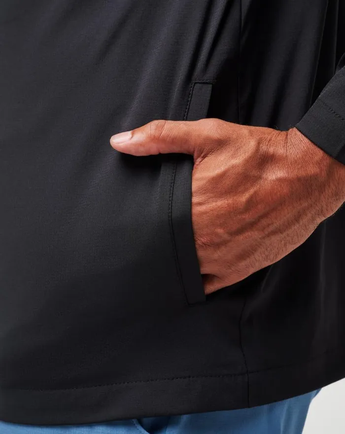 TravisMathew WANDERLUST QUARTER ZIP Black Men Quarter Zips TravisMathew WANDERLUST QUARTER ZIP Black Men Quarter Zips