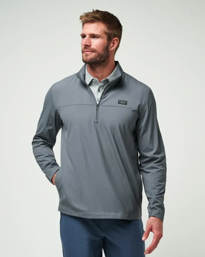 TravisMathew WANDERLUST QUARTER ZIP Quiet Shade Men Quarter Zips