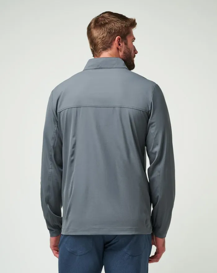 TravisMathew WANDERLUST QUARTER ZIP Quiet Shade Men Quarter Zips TravisMathew WANDERLUST QUARTER ZIP Quiet Shade Men Quarter Zips