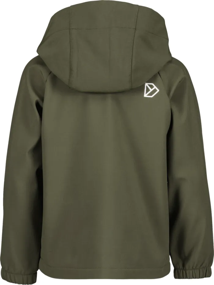 Troel Kids039 Jacket Deep Green Kids Didriksons Softshell Jackets