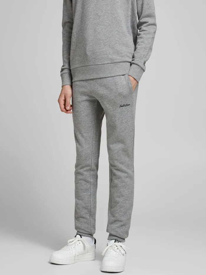 Trousers JACK and JONES Junior BOYS 2PACK SWEATPANTS Grey Tap Shoe For Sale