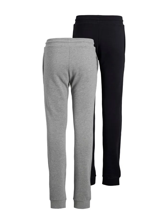 Trousers JACK and JONES Junior BOYS 2PACK SWEATPANTS Grey Tap Shoe For Sale