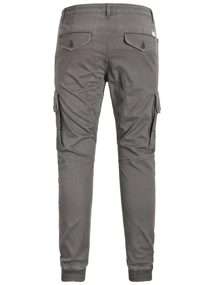 Trousers JACK and JONES Junior BOYS PAUL WARNER CARGO TROUSERS Grey Asphalt