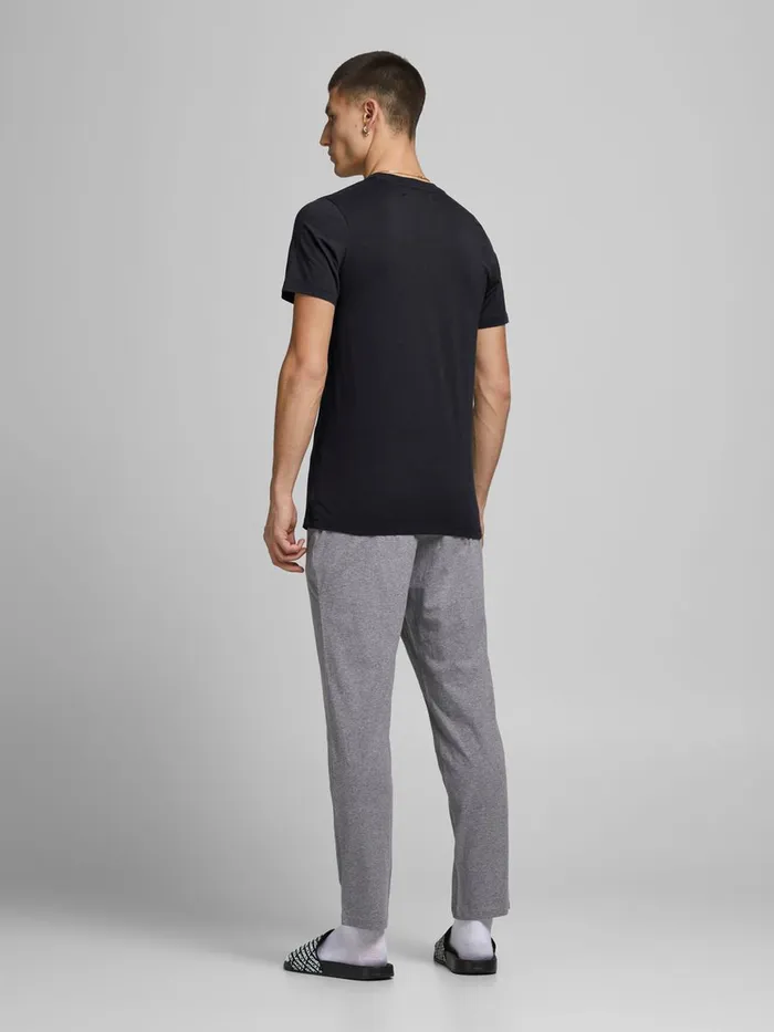 Trousers JACK and JONES Mens 2PIECE LOUNGEWEAR Grey Grey Melange