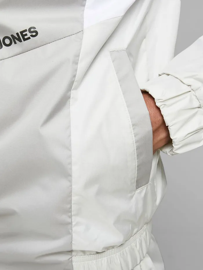 Trousers JACK and JONES Mens 2PIECE TRACKSUIT White Glacier Gray