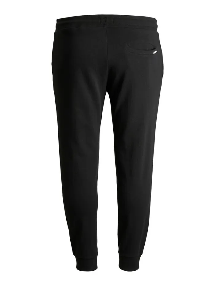 Trousers JACK and JONES Mens LOGO PLUS SIZE SWEAT PANTS Black Black For Sale