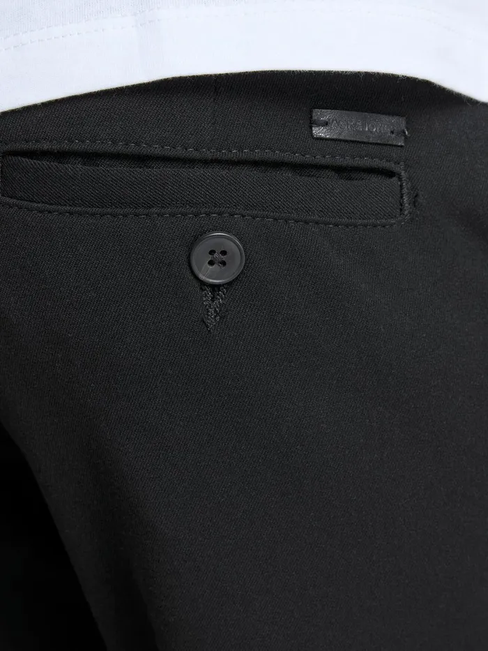 Trousers JACK and JONES Mens MARCO CONNOR AKM 769 CHINOS Black Black