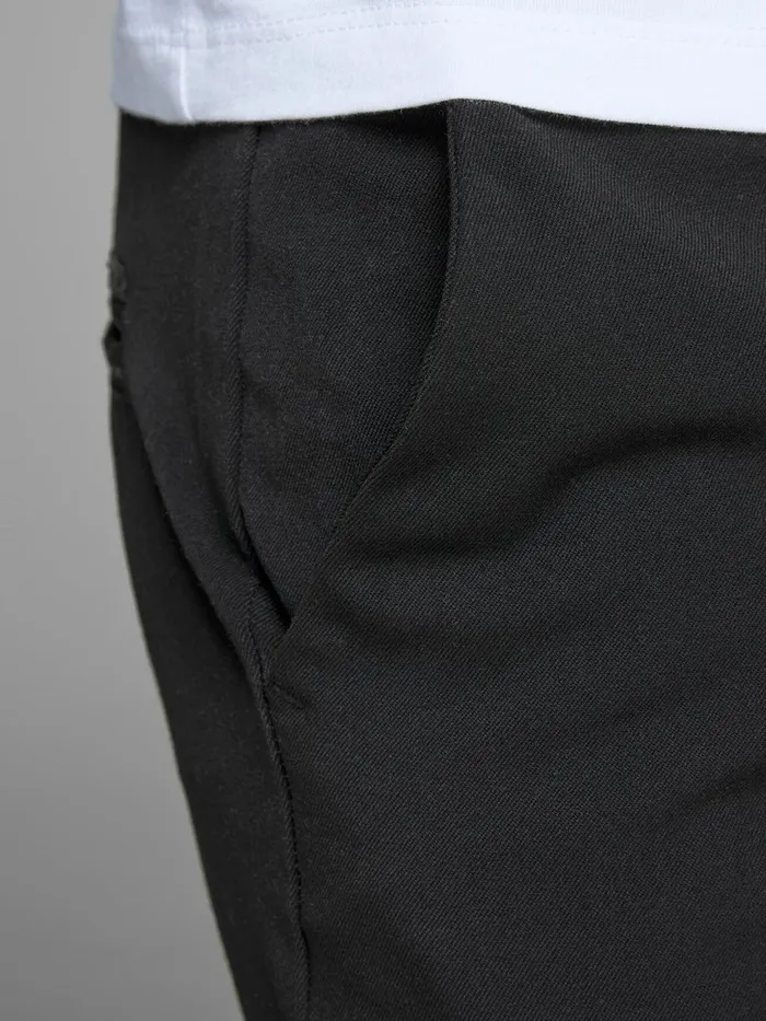 Trousers JACK and JONES Mens MARCO CONNOR AKM 769 CHINOS Black Black