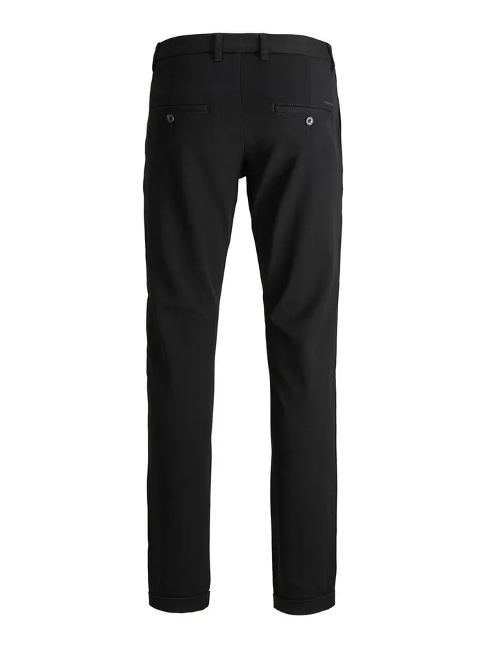 Trousers JACK and JONES Mens MARCO CONNOR AKM 769 CHINOS Black Black