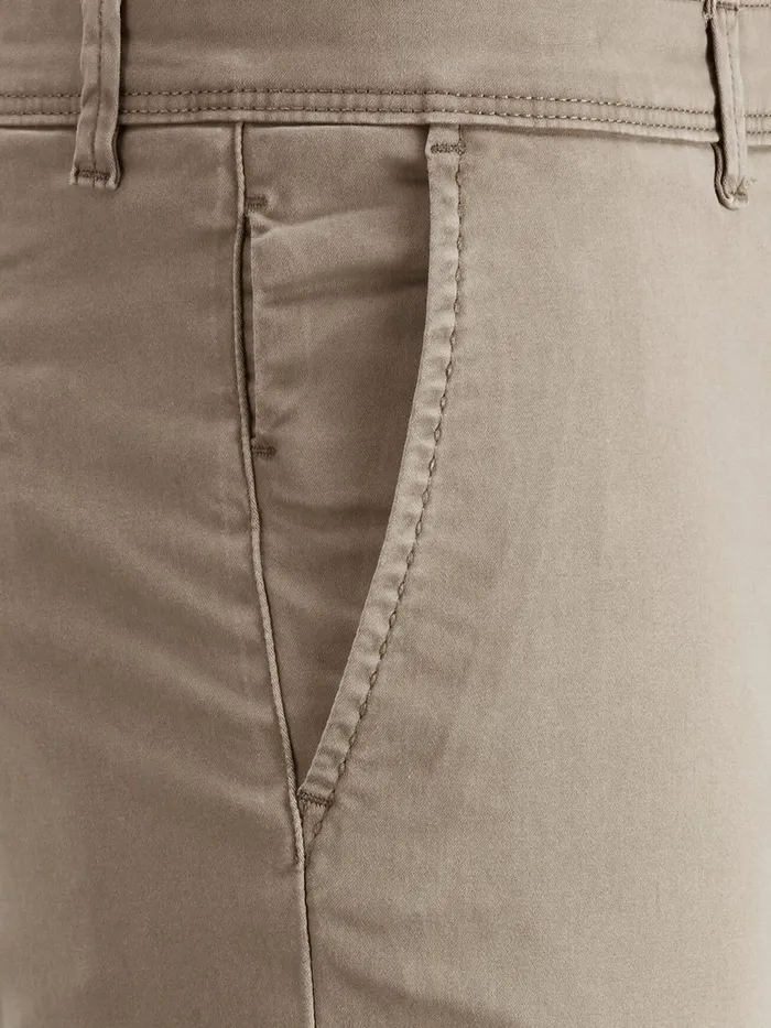 Trousers JACK and JONES Mens MARCO JJBOWIE SLIM FIT CHINOS Beige Beige