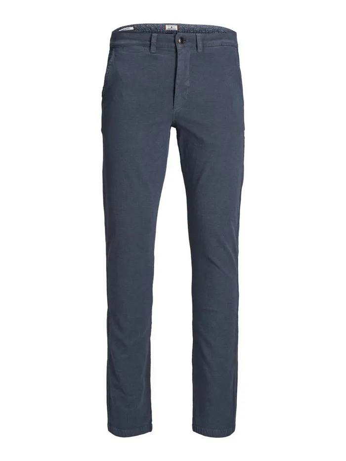 Trousers JACK and JONES Mens MARCO KENSO AKM 638 CHINOS Grey Vintage Indigo