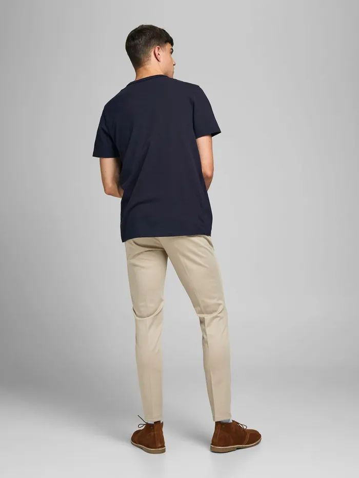 Trousers JACK and JONES Mens MARCO PHIL CHINOS Beige Crockery