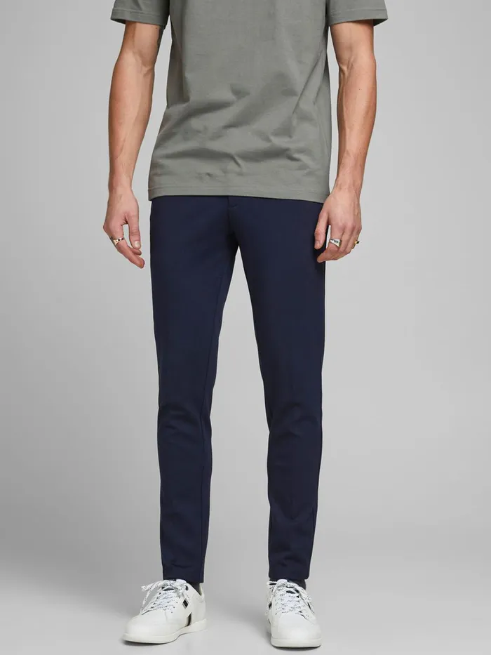 Trousers JACK and JONES Mens MARCO PHIL SUIT TROUSERS Blue Navy Blazer