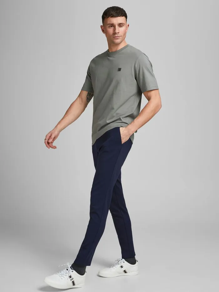 Trousers JACK and JONES Mens MARCO PHIL SUIT TROUSERS Blue Navy Blazer