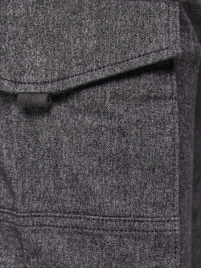 Trousers JACK and JONES Mens PAUL FLAKE SA 1070 CARGO TROUSERS Grey Grey Melange