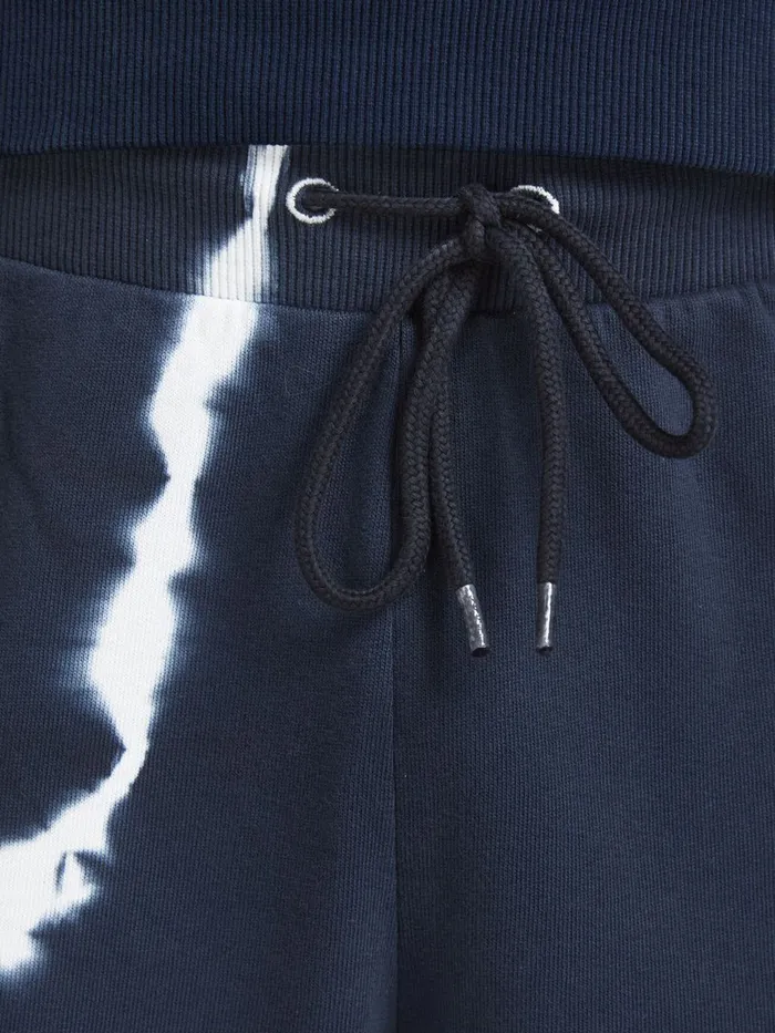 Trousers JACK and JONES Mens TIE DYE SWEATPANTS Blue Cloud Dancer For Sale