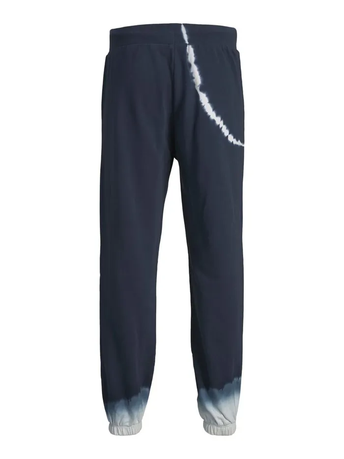 Trousers JACK and JONES Mens TIE DYE SWEATPANTS Blue Cloud Dancer For Sale