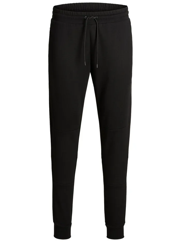 Trousers JACK and JONES Mens WILL CLEAN SPORTY SWEAT PANTS Black Black Cheap On Sale
