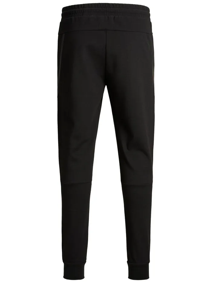 Trousers JACK and JONES Mens WILL CLEAN SPORTY SWEAT PANTS Black Black Cheap On Sale