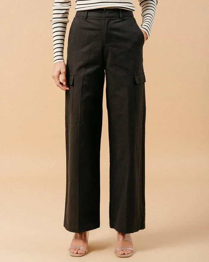 TROUSERS NOIR MATEO Shop Grace and Mila HighWaisted Trousers