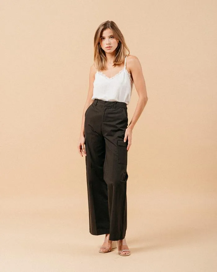 TROUSERS NOIR MATEO Shop Grace and Mila HighWaisted Trousers