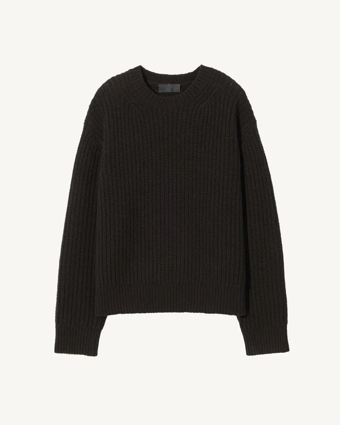 TYLER SWEATER Dark Brown Men Nili Lotan Sweaters