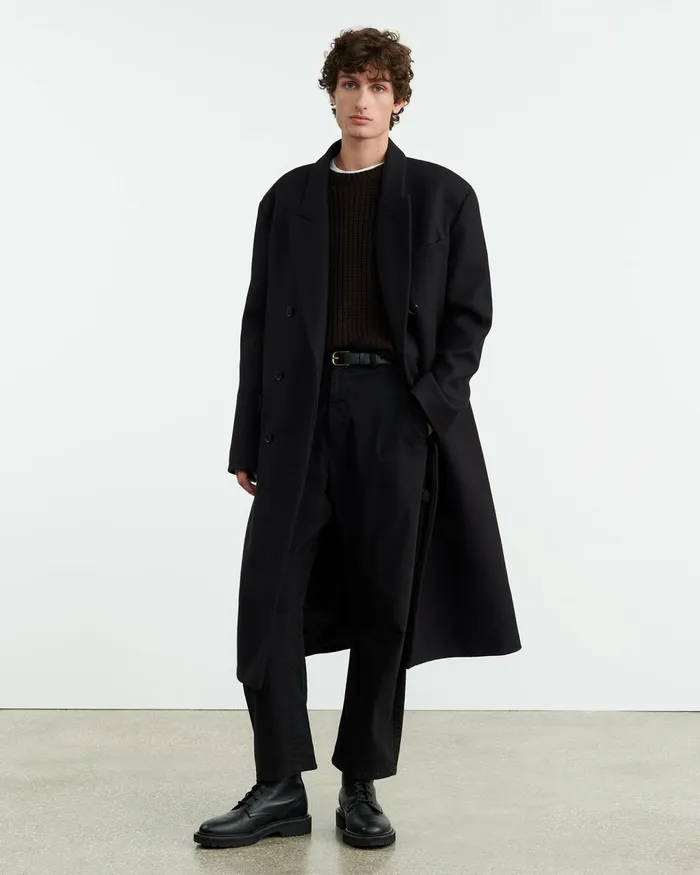 TYLER SWEATER Dark Brown Men Nili Lotan Sweaters