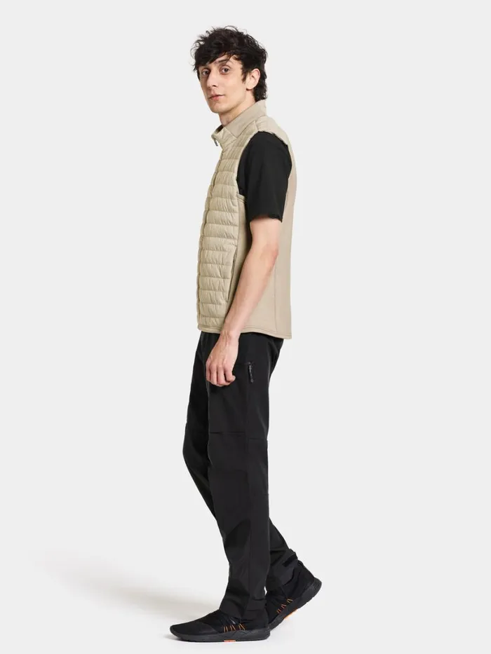 Ubbe Vest Clay Beige Men Didriksons Vests