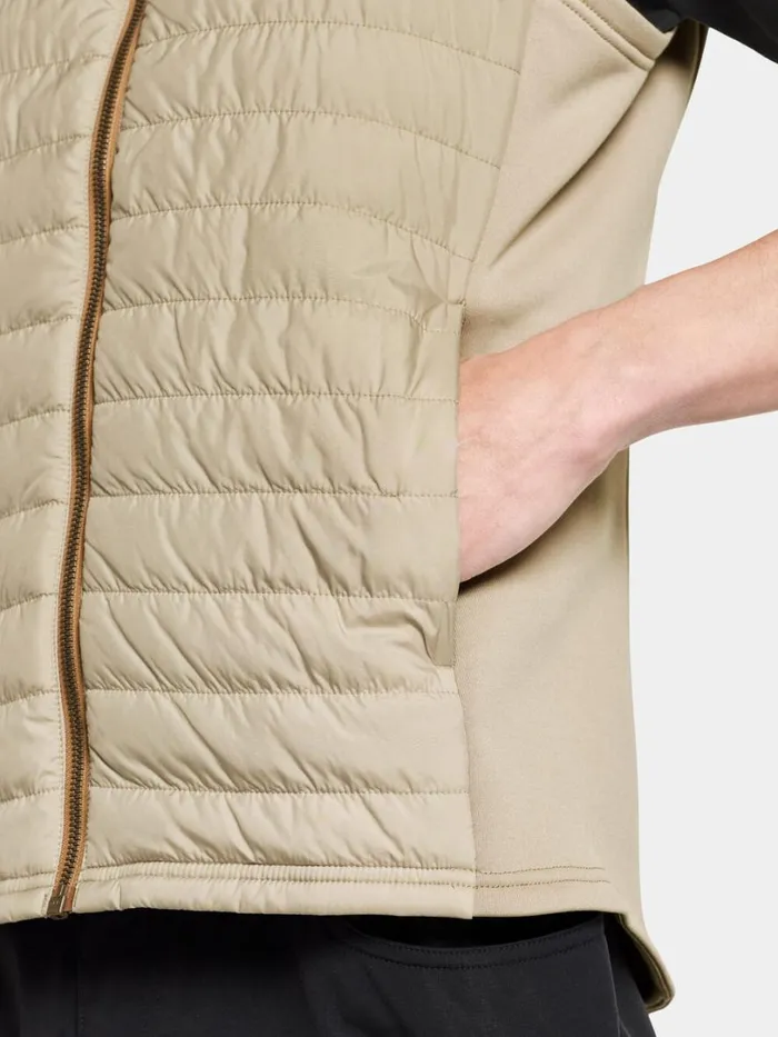 Ubbe Vest Clay Beige Men Didriksons Vests