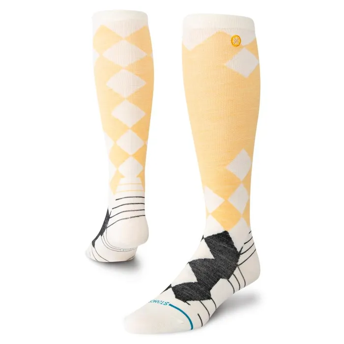 Ultralight Performance Wool Snow Otc Socks Dymound 8211 Cream Men Stance Over The Calf