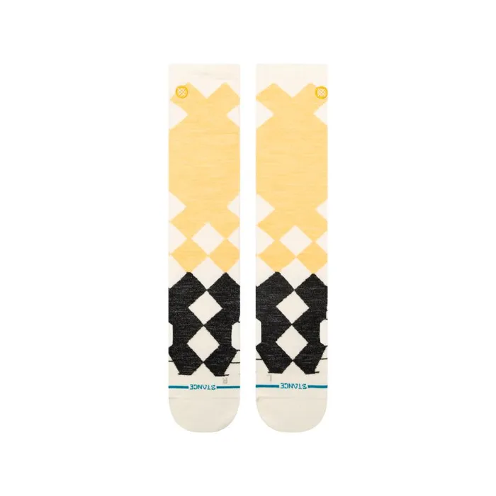 Ultralight Performance Wool Snow Otc Socks Dymound 8211 Cream Men Stance Over The Calf