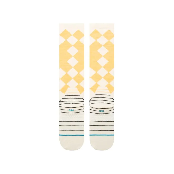 Ultralight Performance Wool Snow Otc Socks Dymound 8211 Cream Men Stance Over The Calf