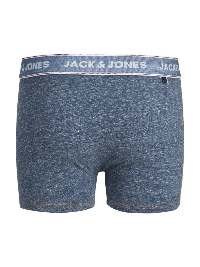 Underwear JACK and JONES Junior BOYS 3PACK TRUNKS Blue Navy Blazer Casaul
