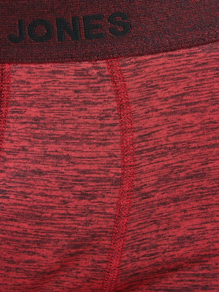 Underwear JACK and JONES Mens 3PACK BASIC TRUNKS Red Fiery Red Cheap On Sale