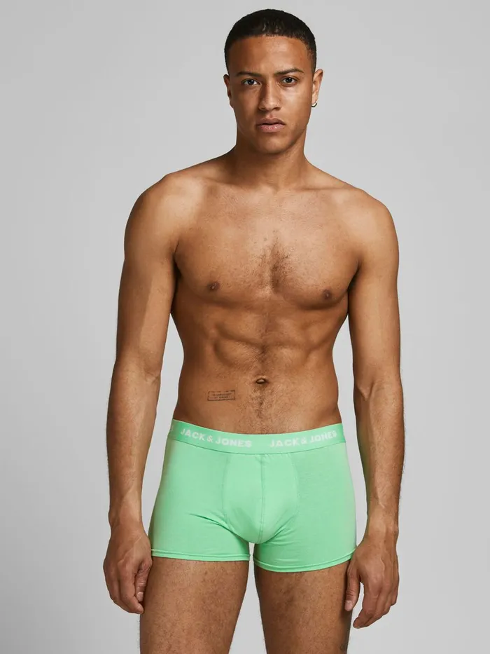 Underwear JACK and JONES Mens 7PACK LOGO TRUNKS Pastel Flame Orange Gift Ideas Underwear JACK and JONES Mens 7PACK LOGO TRUNKS Pastel Flame Orange Gift Ideas