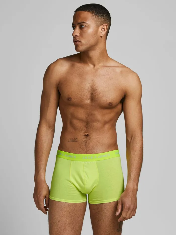 Underwear JACK and JONES Mens 7PACK LOGO TRUNKS Pastel Flame Orange Gift Ideas