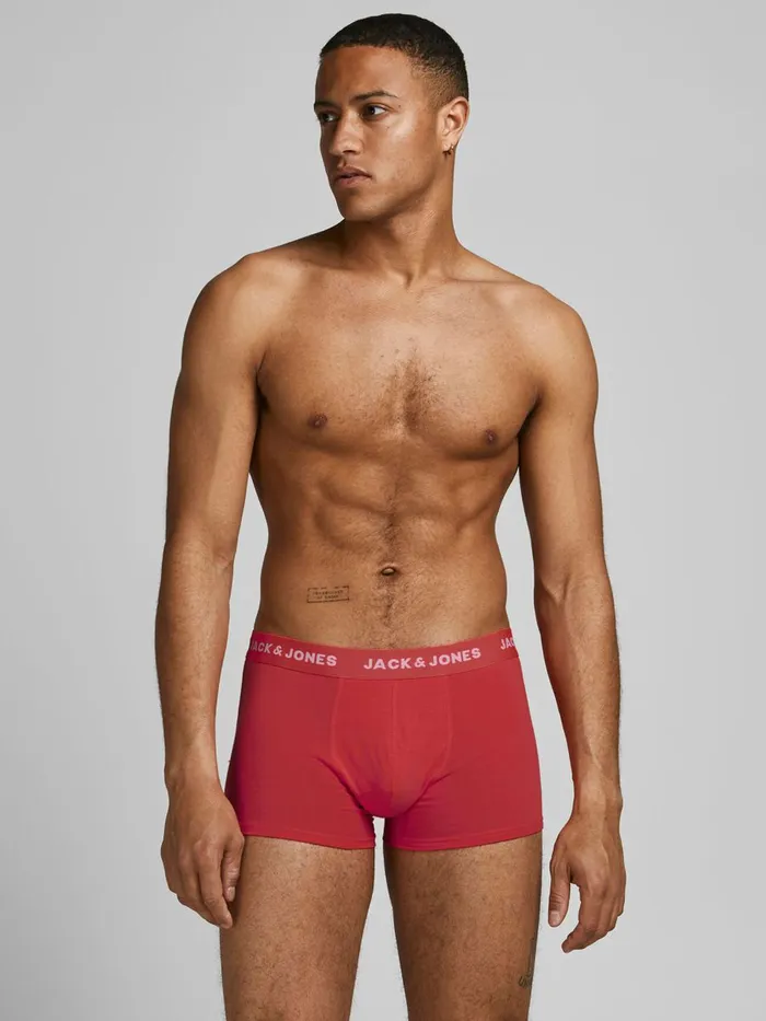 Underwear JACK and JONES Mens 7PACK LOGO TRUNKS Pastel Flame Orange Gift Ideas