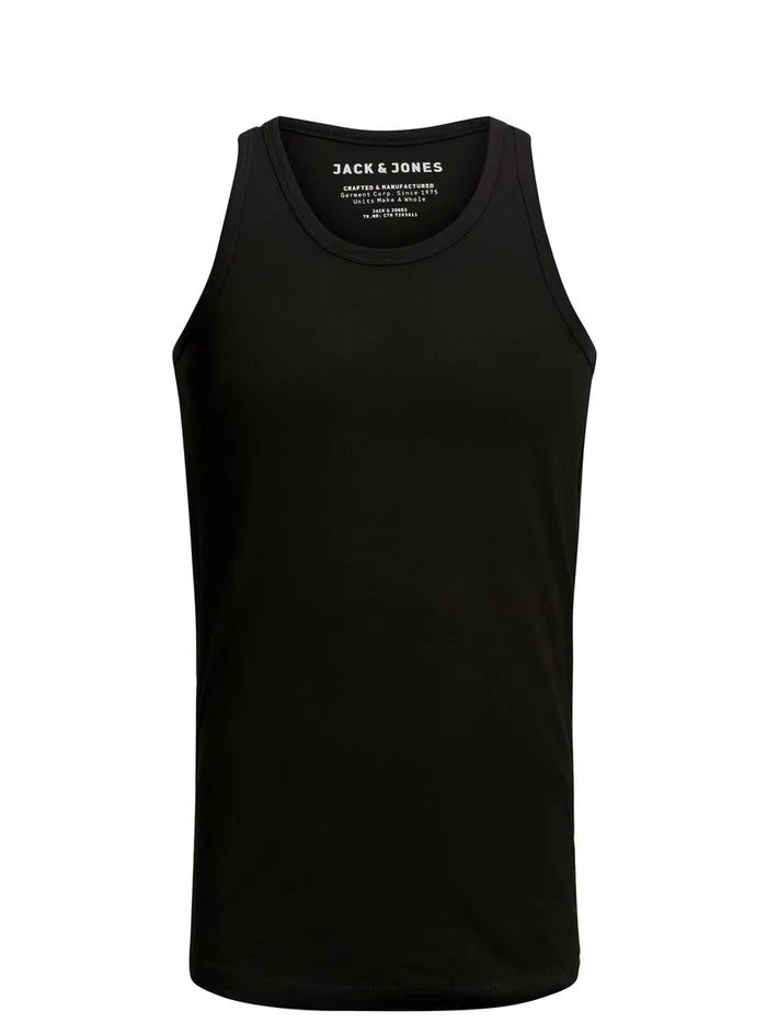 Underwear JACK and JONES Mens BASIC TANK TOP Black Black On Sale