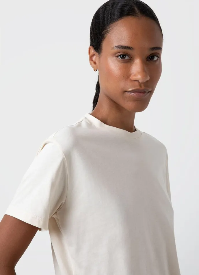 Undyed Boy Fit Tshirt Undyed Women SUNSPEL Tshirts and Tops