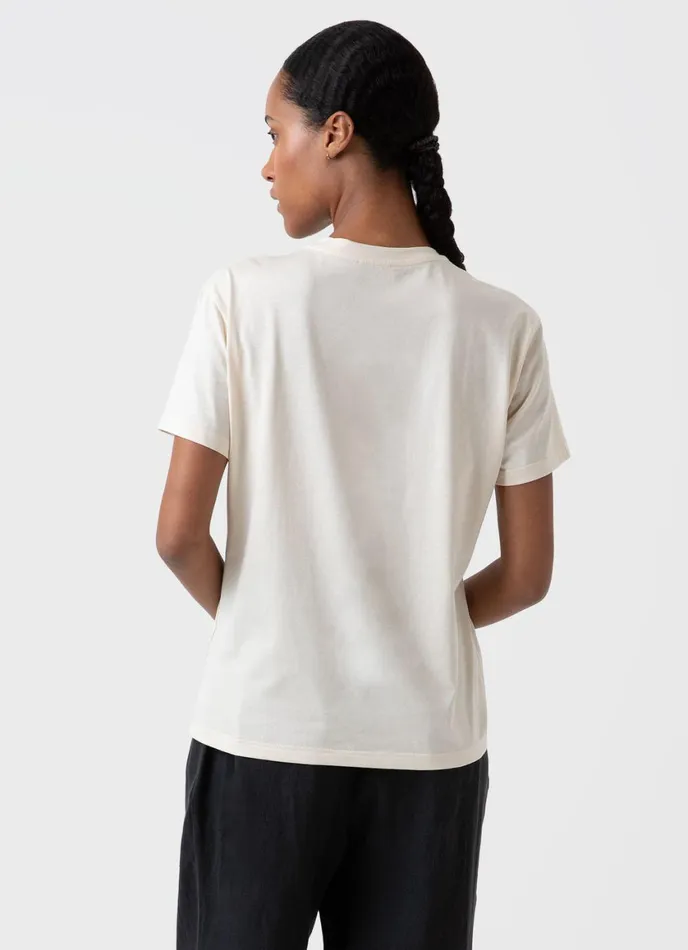 Undyed Boy Fit Tshirt Undyed Women SUNSPEL Tshirts and Tops