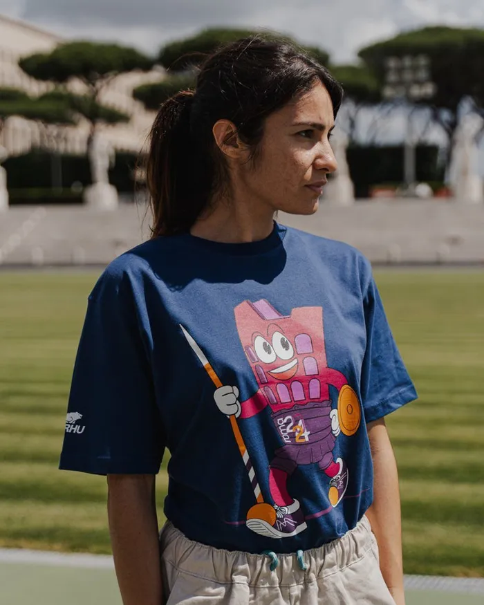 Unisex quotLudoquot Mascot Tshirt 8211 European Championships 2024 Women Karhu Running Apparel Unisex quotLudoquot Mascot Tshirt 8211 European Championships 2024 Women Karhu Running Apparel