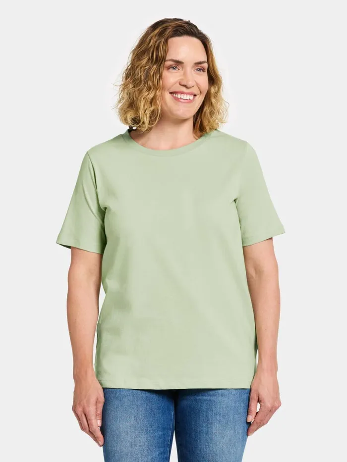Unni Tshirt Soft Green Women Didriksons Tshirts