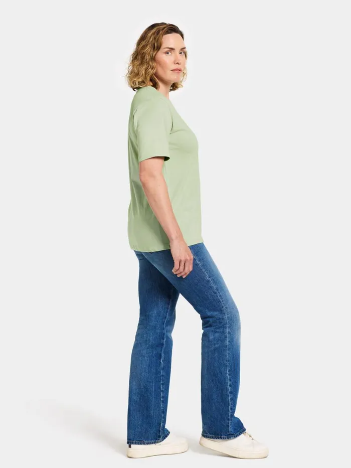 Unni Tshirt Soft Green Women Didriksons Tshirts