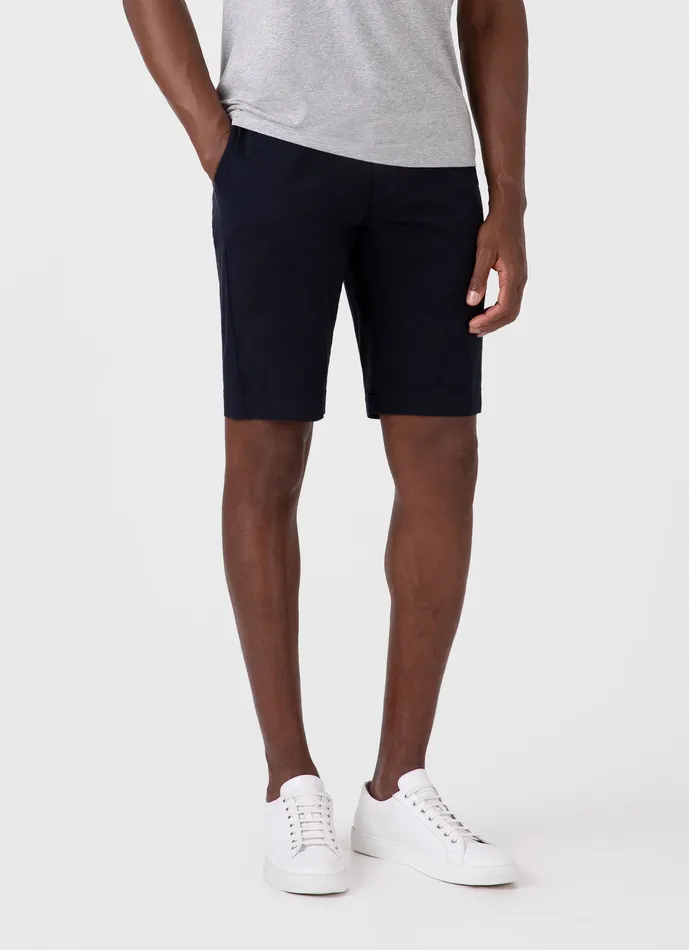 ussunspel Shorts Men Stretch Cotton Twill Chino Shorts Navy ussunspel Shorts Men Stretch Cotton Twill Chino Shorts Navy