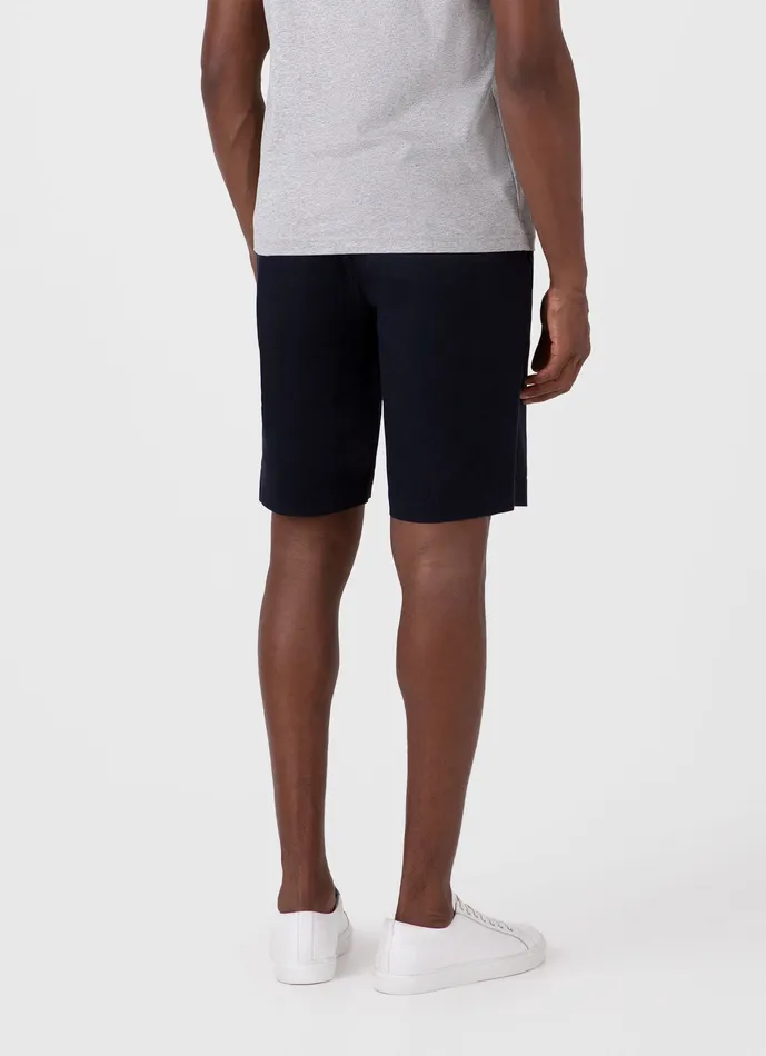 ussunspel Shorts Men Stretch Cotton Twill Chino Shorts Navy ussunspel Shorts Men Stretch Cotton Twill Chino Shorts Navy