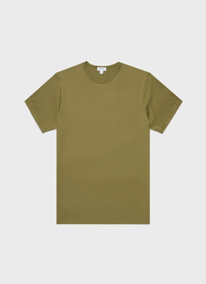 ussunspel Tshirts Men Classic Tshirt Matcha Green