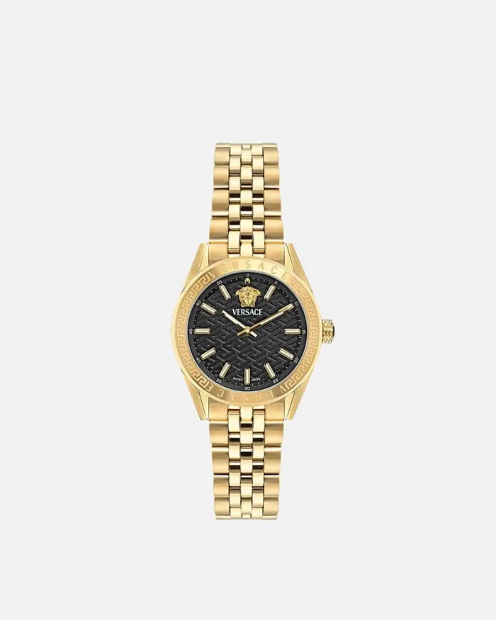 VCode Lady Watch Blackgold Women Versace Watches