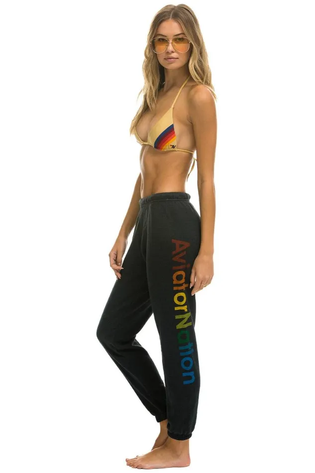 Vail Sweatpants 8211 Charcoal Women Aviator Nation Sweatpants